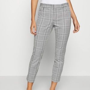 Banana Republic Gray Plaid Pants